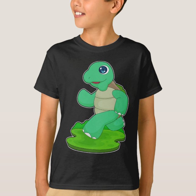 T-shirt Coureur de tortues sport (Devant)