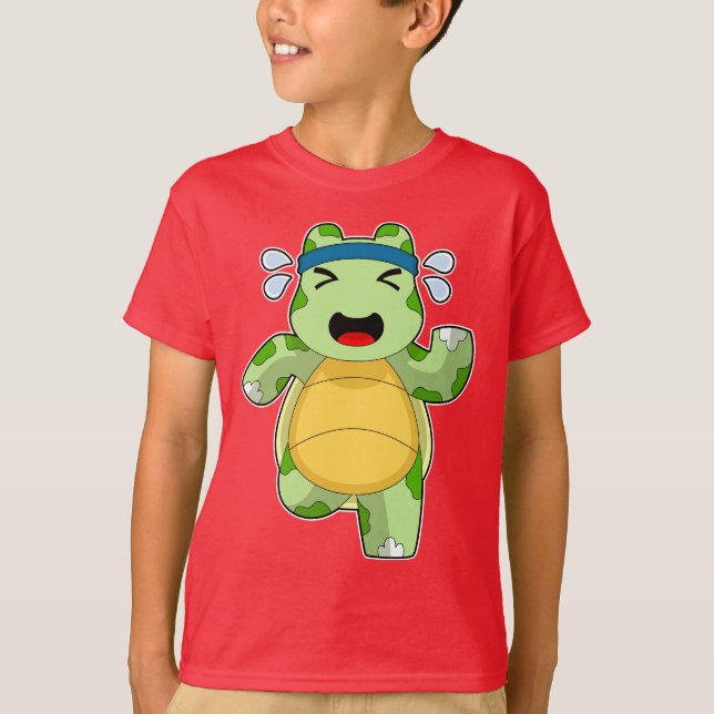 T-shirt Coureur de tortues sport (Devant)