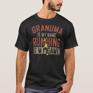 T-shirt Coureur demi-marathon grand-mère Vintage Grand
