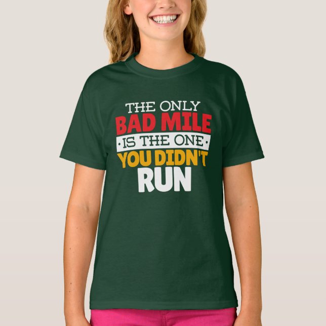 T-shirt Coureur - Drôle Mille Mille À Courir Citation (Devant)