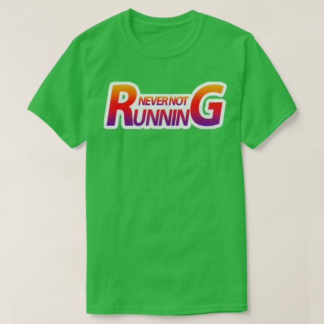 T-shirt Coureur d'une tenue de course cadeau I Jogging Run (Design devant)