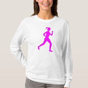 T-shirt Coureur (Femme) - Magenta