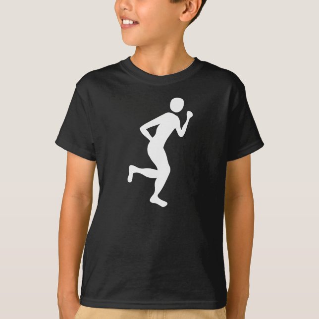 T-shirt Coureur (Homme) - Blanc (Devant)