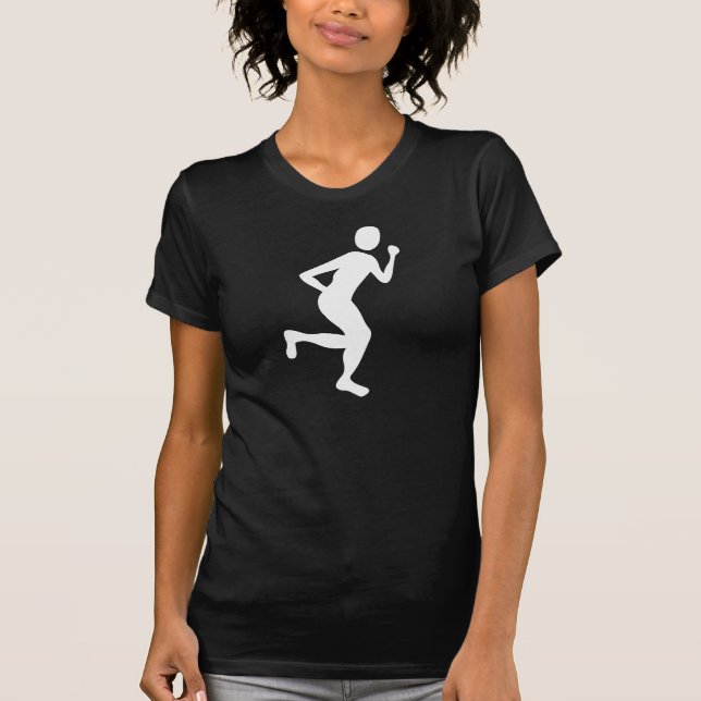 T-shirt Coureur (Homme) - Blanc (Devant)
