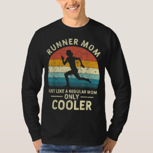T-shirt Coureur Maman Funny Marathon Courir Jogging Mères