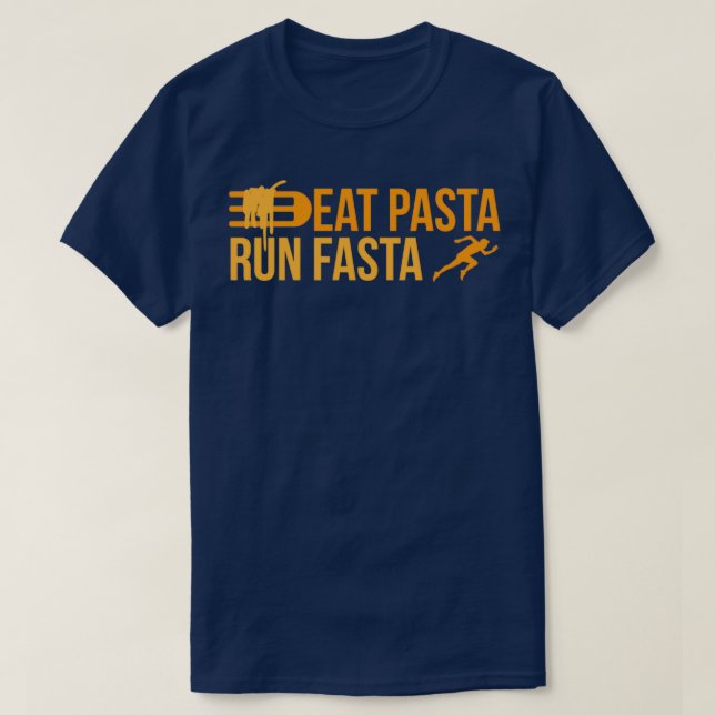 T-shirt Coureur Manger Pasta Run Fasta Jogger Drôle Idée c (Design devant)