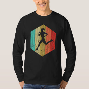 T-shirt Coureur Marathon Vintage Retro Run Sport 7