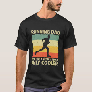 T-shirt Coureur pour papa Coureur de marathon Entraîneur M
