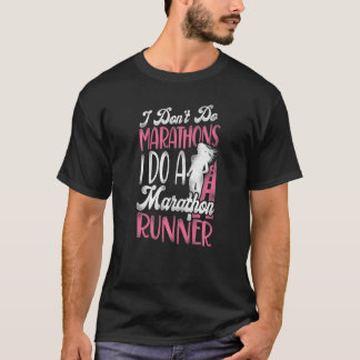 T-shirt Coureur semi-marathon Vintage femme coureuse