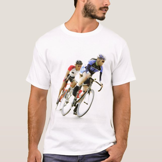 T-shirt Coureurs de bicyclette - couleur -4 (Devant)