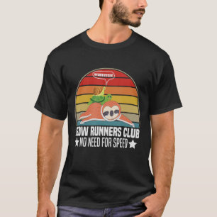 T-shirt Coureurs Lents Club Pas Besoin De Vitesse Tortue F
