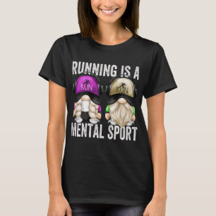 T-shirt Coureurs Mignons Gnome Couple Funny Runny Est Un M
