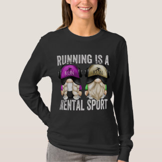 T-shirt Coureurs Mignons Gnome Couple Funny Runny Est Un M