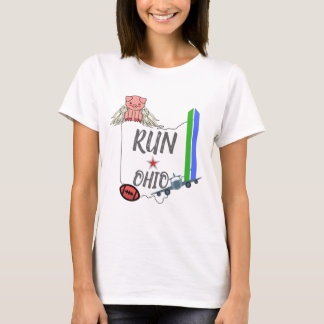 T-shirt Courez la chemise de l'Ohio