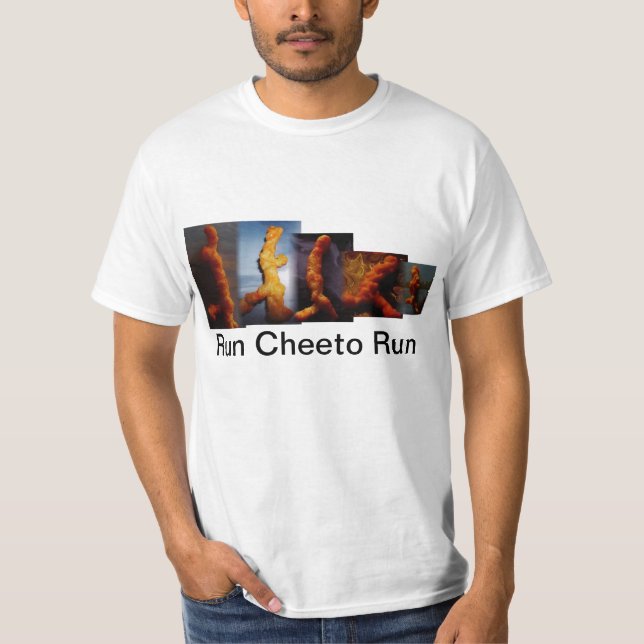 T-shirt Courez la course de Cheeto (Devant)