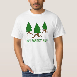 T-shirt Courez la course de forêt