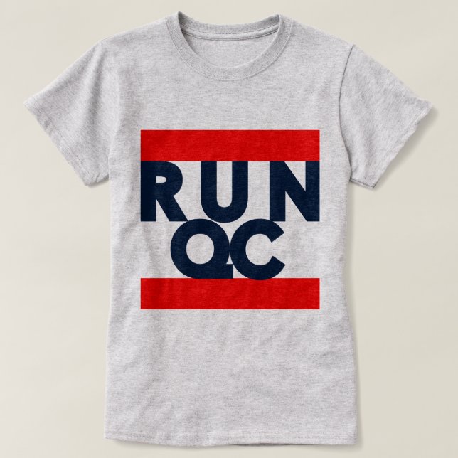 T-shirt Courez le QC (Design devant)