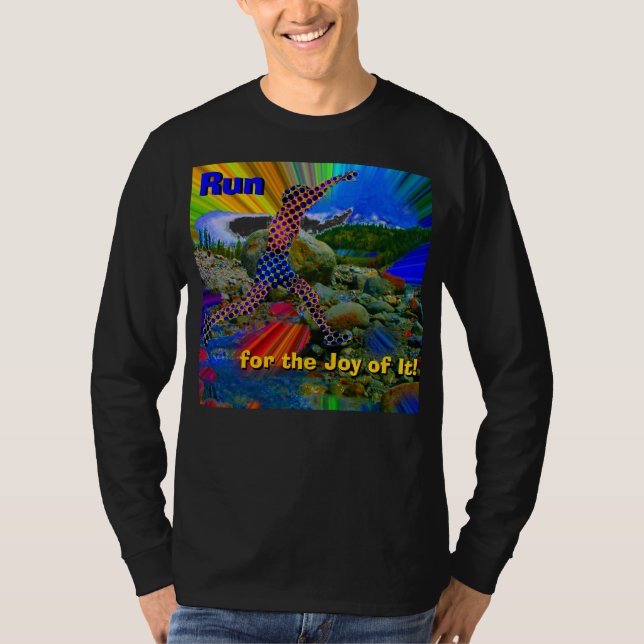 T-shirt Courez pour la joie de elle ! (Devant)