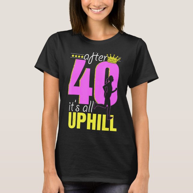T-shirt Courir 40 ans 40e anniversaire (Devant)