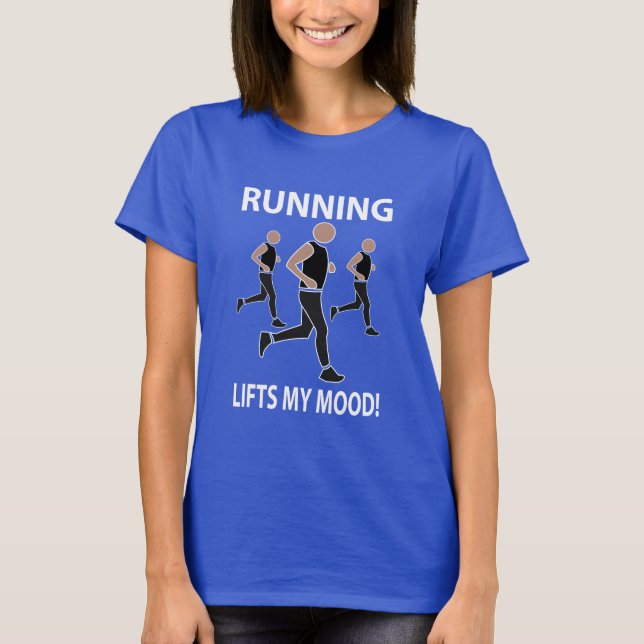 T-shirt Courir Ascense Mon Humeur Courir (Devant)