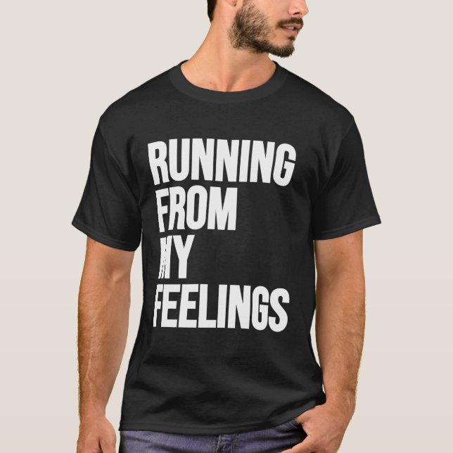 T-shirt Courir De Mes Sentiments Marathon 5K Coureurs (Devant)