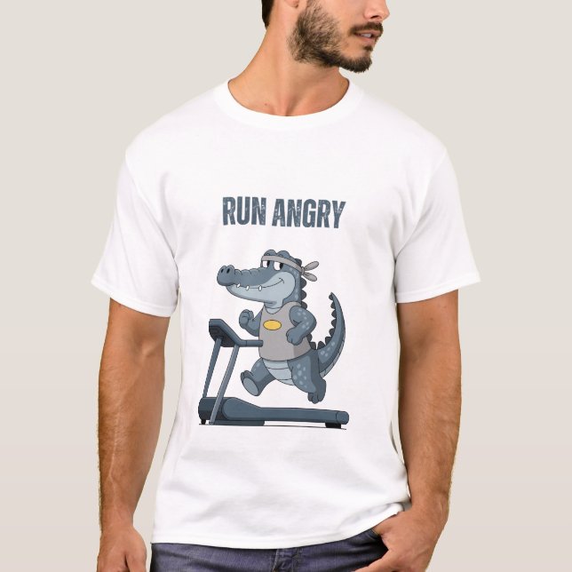 T-shirt Courir en colère (Devant)
