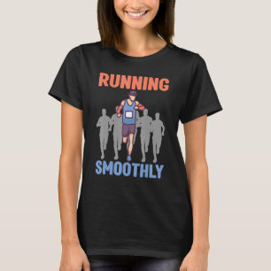 T-shirt Courir en douceur Motivational Marathon Design