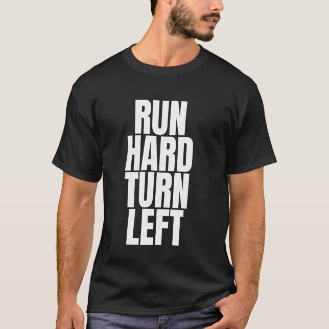 T-shirt Courir Fort Tourner à Gauche (Devant)