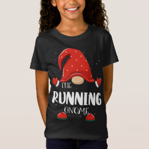 T-Shirt Courir Gnome Matching Family Group Christmas Paja