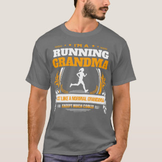 T-shirt Courir grand-mère cadeau de Noël ou cadeau d'anniv