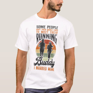 T-shirt Courir Jogging Des Gens Attendent Toute Leur Vie