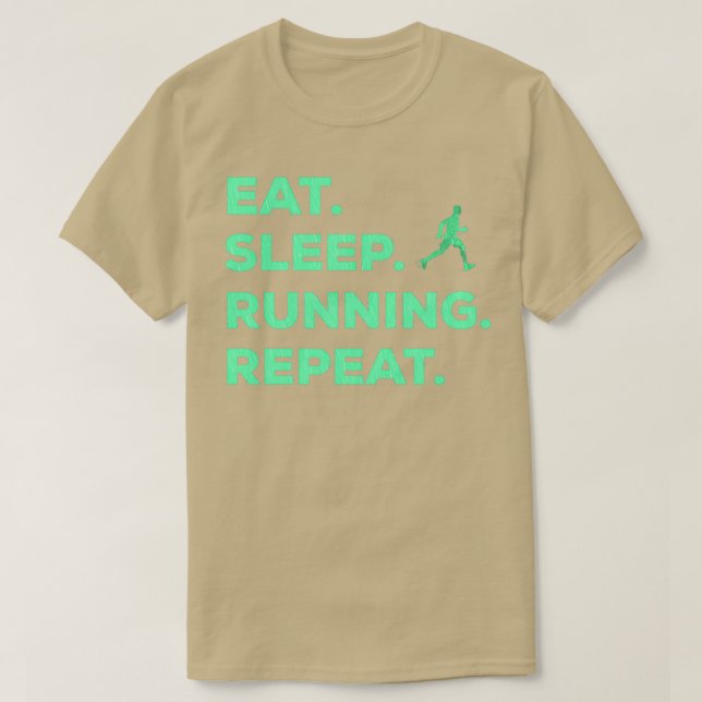 T-shirt Courir jogging slogan sport cadeau drôle 2 (Design devant)