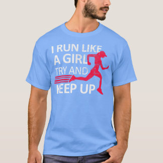 T-shirt Courir Jogging Sport Fitness Girl Vintage T