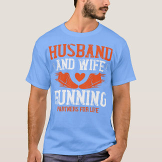 T-shirt Courir le foyer et la femme courir