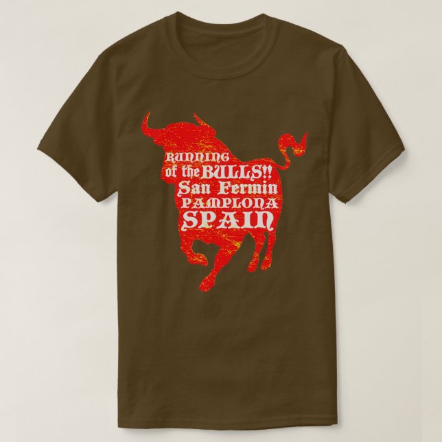 T-shirt Courir les taureaux (Design devant)