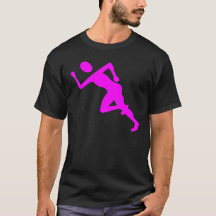 T-shirt Courir - Magenta