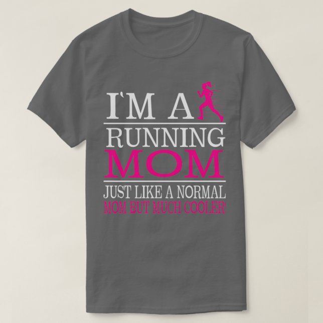 T-shirt Courir maman (Design devant)