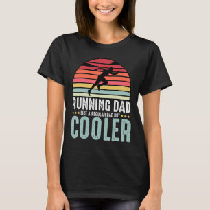 T-shirt Courir papa drôle Marathon coureur Fête des pères