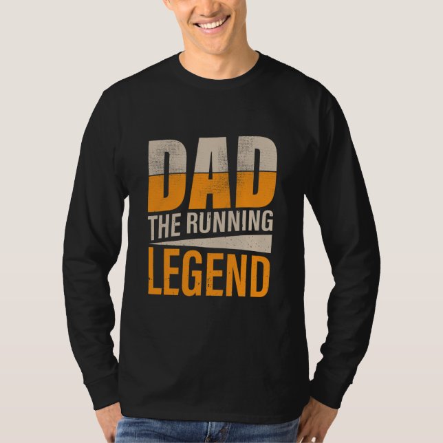 T-shirt Courir Papa Motivational Citation Coureur Papa Drô (Devant)