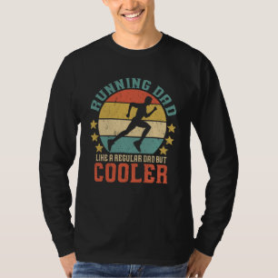 T-shirt Courir papa Vintage drôle Marathon coureur Père
