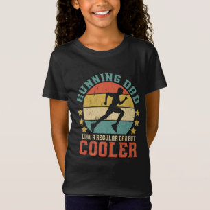 T-Shirt Courir papa Vintage drôle Marathon coureur Père