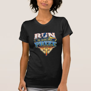 T-shirt « Courir pour gagner le prix »