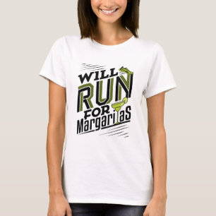 T-shirt Courir pour Margaritas Cinco de May Running