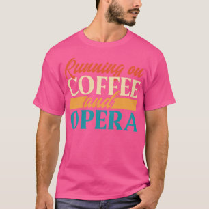 T-shirt Courir Sur Café Et Opéra