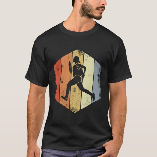 T-shirt Courir Triathlète Jogging (Devant)