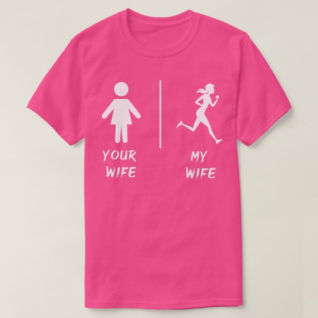 T-shirt Courir une femme aimante Parfait cadeau de jour Va (Design devant)