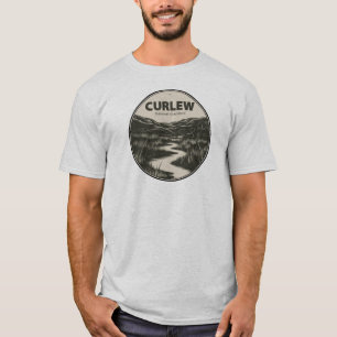 T-shirt Courlis National Grassland Idaho Stream