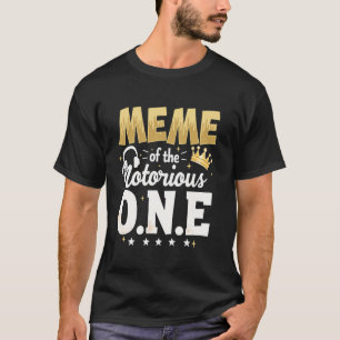 T-shirt Couronne 1er anniversaire grand-mère mème de notor