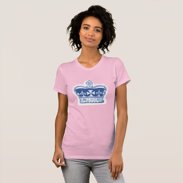 T-shirt Couronne bleue (Devant entier)