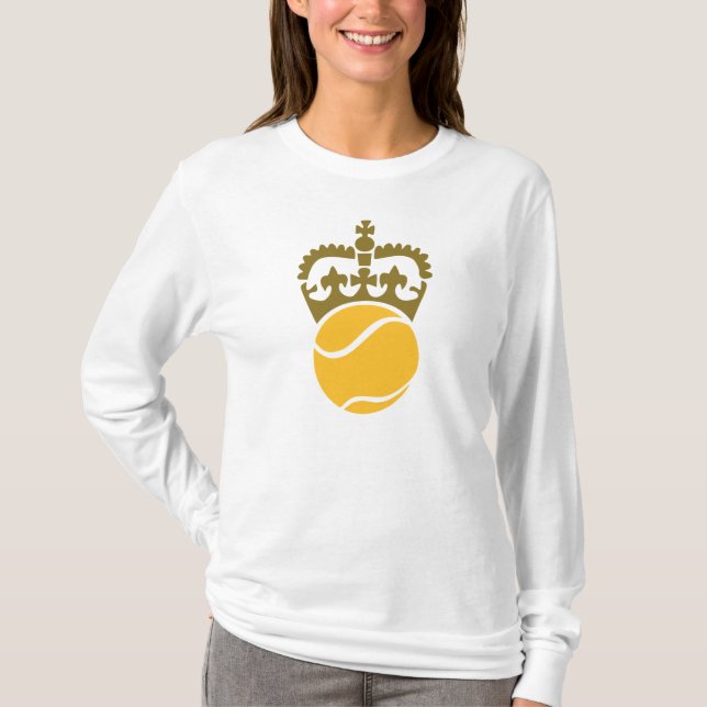 T-shirt Couronne de balle de tennis (Devant)
